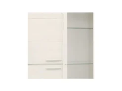 Argentier 3 Portes Frêne Blanchi - POMPEI -Meubles Soldes Magasin buffet 11127923