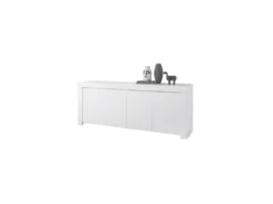 Buffet 4 Portes Blanc Mat - PISE