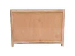 ALMA - Buffet En Bois De Teck 2 Portes Coulissantes Et 2 Tiroirs -Meubles Soldes Magasin buffet 11334881