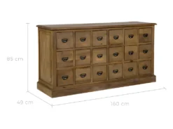 Buffet 18 Tiroirs Miramas En Bois -Meubles Soldes Magasin buffet 13003361