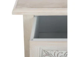 Commode Buffet Blanche À 3 Tiroirs Pour Vos Rangement, Dimensions L. 48 X P. 34 X H. 80 Cm -Meubles Soldes Magasin buffet 13047593