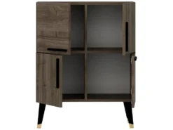 Meubles En Bois Avec 100% Panneaux De Particules Plaqués En Mélamine. 70x90x35 -Meubles Soldes Magasin buffet 13047729