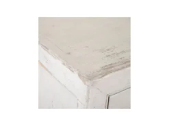 Buffet 4 Tiroirs 2 étagères Bois De Pin Blanchi - ARRABIA -Meubles Soldes Magasin buffet 17623337