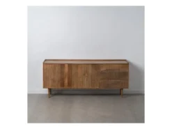 Buffet 2 Portes 3 Tiroirs Bois Brut - PAOLI -Meubles Soldes Magasin buffet 17623351