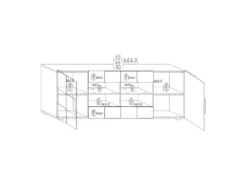 Buffet 2 Portes 4 Tiroirs Béton Ciré Foncé - TICATO 9 Buffet 2 Portes 4 Tiroirs Béton Ciré Foncé - TICATO -Meubles Soldes Magasin buffet 17623665