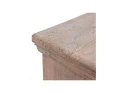 Buffet 4 Portes Bois Blanchi Fleurs - JANAMA -Meubles Soldes Magasin buffet 17623941