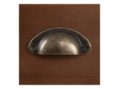 Meuble D'entrée 11 Tiroirs Bois/Rotin - BISCUIT -Meubles Soldes Magasin buffet 17624485