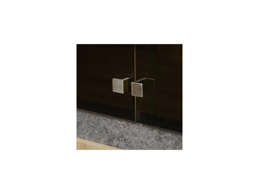 Argentier 4 Portes Chêne Oxygene/Béton Ciré Clair - DAPHNE 4 Argentier 4 Portes Chêne Oxygene/Béton Ciré Clair - DAPHNE – Image 4