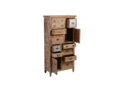 Buffet Haut Multiples Rangements Bois - KOOL -Meubles Soldes Magasin buffet 17635475