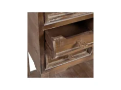 Meuble D'entrée 9 Tiroirs Bois/Jute - JUPA -Meubles Soldes Magasin buffet 17635563