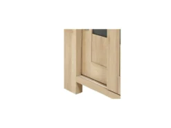 Argentier 4 Portes Coulissantes Chêne Blond/Gris à LEDs - SIEM 10 Argentier 4 Portes Coulissantes Chêne Blond/Gris à LEDs - SIEM -Meubles Soldes Magasin buffet 17788979