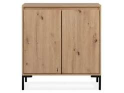Buffet 2 Portes 1 Étagère L81 Cm - Plock