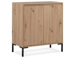 Buffet 2 Portes 1 Étagère L81 Cm - Plock -Meubles Soldes Magasin buffet 18107415
