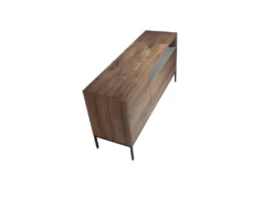 Buffet En Bois De Noyer Et Gris 3226 ANGEL CERDA -Meubles Soldes Magasin buffet 18423957