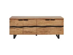 Buffet 4 Portes En Bois "Malo" 200cm Marron