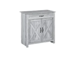 Buffet 2 Portes MARY Gris Clair