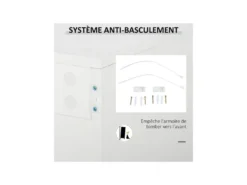 Commode Buffet NINO Blanche -Meubles Soldes Magasin buffet 19194291