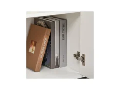 Commode Buffet NINO Blanche -Meubles Soldes Magasin buffet 19194293