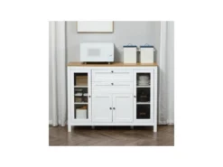 Buffet GENESE Blanc -Meubles Soldes Magasin buffet 19194443