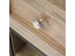 Buffet Avec 2 Portes Coulissantes + Compartiments - étagères Réglables - Naturel -Meubles Soldes Magasin buffet 21026571