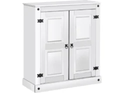 Armoire 2 Portes En Pin Blanc -Meubles Soldes Magasin buffet 21673917