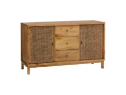 Buffet 2 Portes 3 Tiroirs Bois - TREND