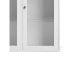 Venedig Vitrine Murale, 3 Portes Vitrées, Blanc. -Meubles Soldes Magasin buffet 22087087