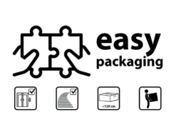 Buffet Salon Et Cuisine, 200x87x35cm, 4 Portes, Design Industriel, Ciment -Meubles Soldes Magasin buffet 22226929