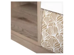 SOFIA Buffet 2 Portes 3 Tiroirs - Bois Avec Motif - L 150 X P 40 X H 80 Cm -Meubles Soldes Magasin buffet 22415725