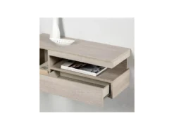 Meuble D'entrée 1 Porte 1 Tiroir Chêne Clair - GINO -Meubles Soldes Magasin buffet 22993351