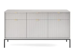 Buffet Avec 3 Portes Et 3 Tiroirs - Gris - LIOUBA De Pascal MORABITO -Meubles Soldes Magasin buffet 578785