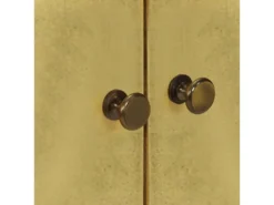 Buffet Bahut Armoire Console Meuble De Rangement Bois De Sesham Solide Imprimé Doré 90 Cm 4402271 -Meubles Soldes Magasin buffet 8934203