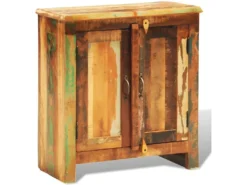 Buffet Bahut Armoire Console Meuble De Rangement Vintage Avec 2 Portes Bois Massif De Récupération 4402002 -Meubles Soldes Magasin buffet 8934301
