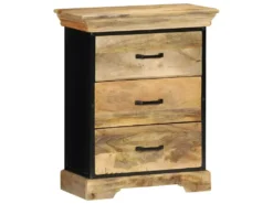 Buffet Bahut Armoire Console Meuble De Rangement Coffre à Tiroirs 75 Cm Bois Solide De Manguier 4402260