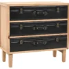 Buffet Bahut Armoire Console Meuble De Rangement à Tiroirs Bois De Sapin Massif 80 Cm 4402188