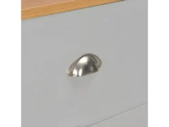 Buffet Bahut Armoire Console Meuble De Rangement Gris 112 Cm 4402264 -Meubles Soldes Magasin buffet 8934797