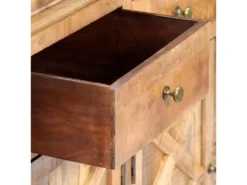 Buffet Bahut Armoire Console Meuble De Rangement Avec 4 Tiroirs 160 Cm Bois Massif De Manguier 4402155 -Meubles Soldes Magasin buffet 8934819