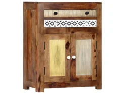 Buffet Bahut Armoire Console Meuble De Rangement Latérale 75 Cm Bois Massif 4402052