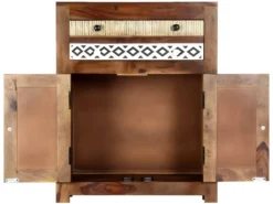 Buffet Bahut Armoire Console Meuble De Rangement Latérale 75 Cm Bois Massif 4402052 -Meubles Soldes Magasin buffet 8934827