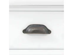 Buffet Bahut Armoire Console Meuble De Rangement Avec 3 Portes Mdf Et Bois De Pin 105 Cm 4402117 -Meubles Soldes Magasin buffet 8935493