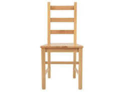 ORTA - Lot De 4 Chaises Naturelles Et Assises En Bois -Meubles Soldes Magasin chaise 10021641