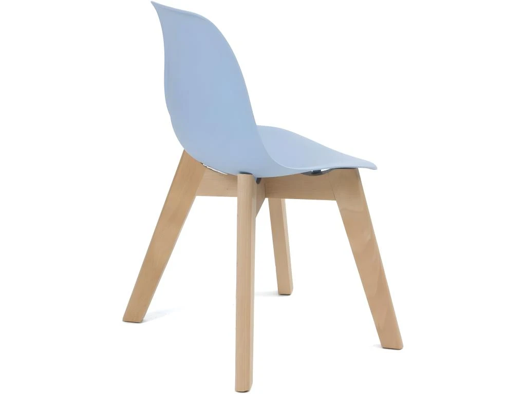 KAYELLES Lot De 2 Chaises Scandinaves Enfant JUBA (bleu) 4 KAYELLES Lot De 2 Chaises Scandinaves Enfant JUBA (bleu) – Image 4