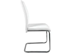 KAYELLES Lot De 2 Chaises De Salle à Manger Design Contemporain ABLA (blanc) -Meubles Soldes Magasin chaise 10026637