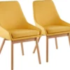 Lot De 2 Chaises "Tamiko" - Jaune