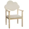 Chaise Pour Enfant En Bois Dossier Nuage H 62 Cm