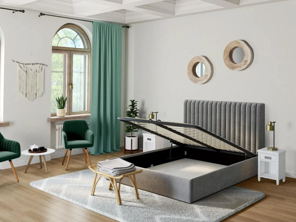 Lot De 2 Chaises Avec Accoudoirs - Velours Et Métal Effet Bois - Vert Foncé - ELEANA 9 Lot De 2 Chaises Avec Accoudoirs - Velours Et Métal Effet Bois - Vert Foncé - ELEANA – Image 9