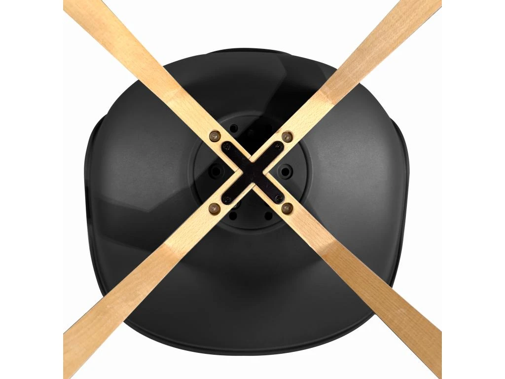 KAYELLES Lot De 4 Chaises Scandinave Avec Coussin LAO (noir) 6 KAYELLES Lot De 4 Chaises Scandinave Avec Coussin LAO (noir) – Image 6