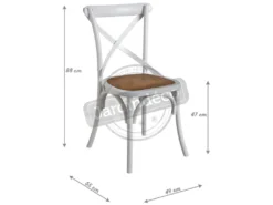 Chaise De Bistrot En Bouleau Et Rotin 5 Chaise De Bistrot En Bouleau Et Rotin -Meubles Soldes Magasin chaise 12739605