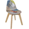 Chaise Enfant Tissu Patchwork