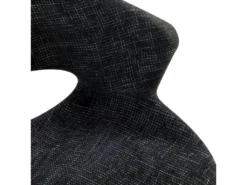 Chaise Viking En Tissu Gris Foncé -Meubles Soldes Magasin chaise 13001611